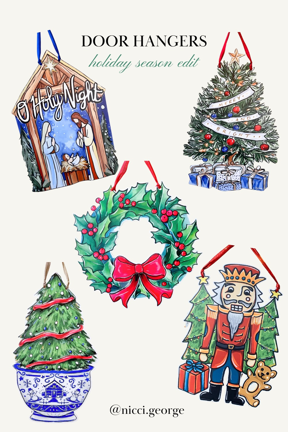 Christmas door hangers

#LTKSeasonal #LTKHoliday #LTKHome