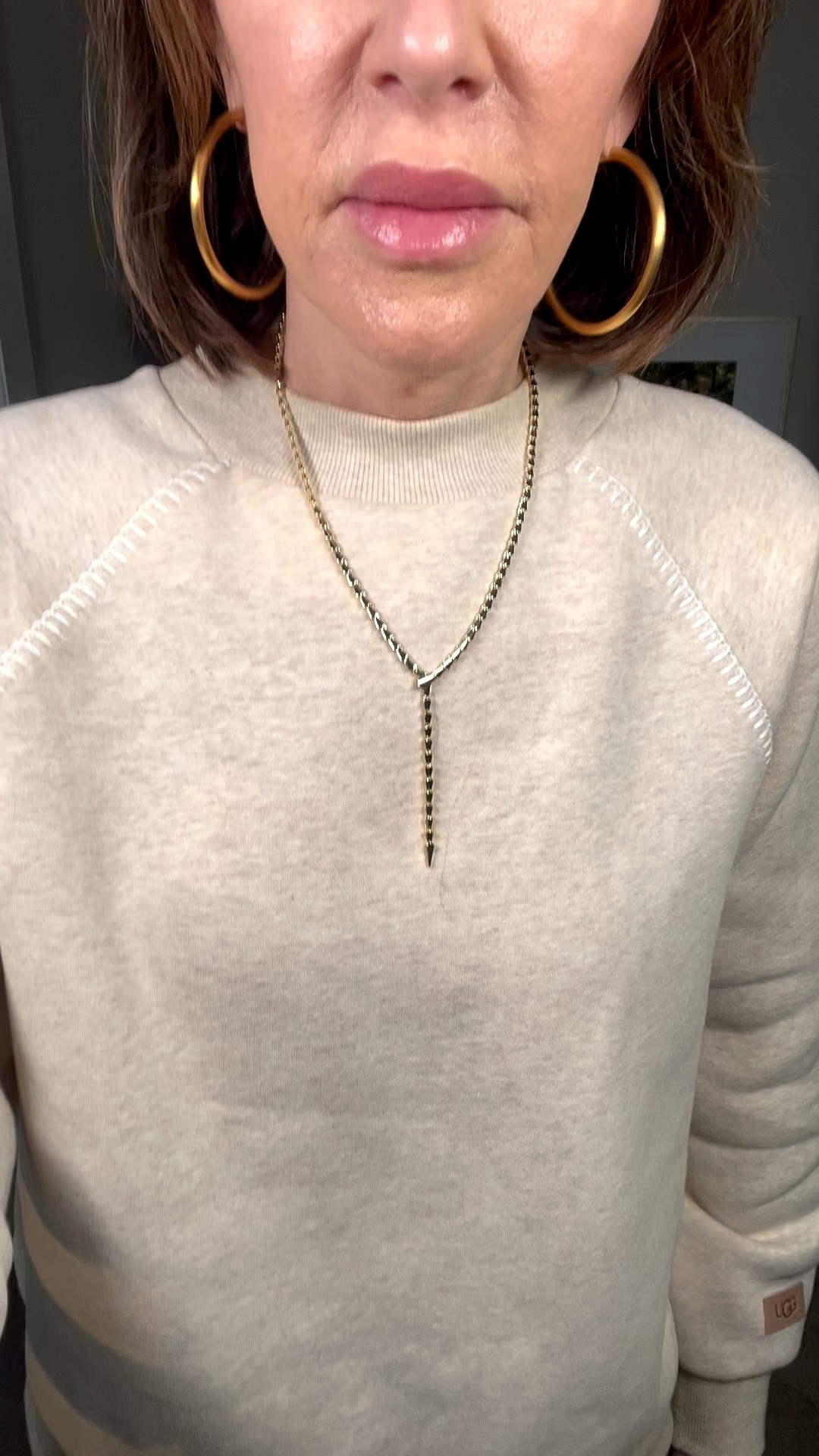 gold lariat necklace, gold hoop earringss

#LTKSeasonal #LTKGiftGuide #LTKHoliday