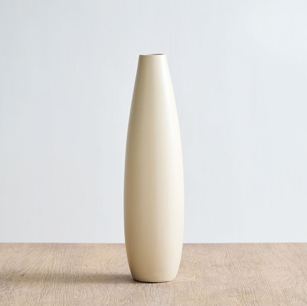 Pure Sand Ceramic Vases | West Elm (US)
