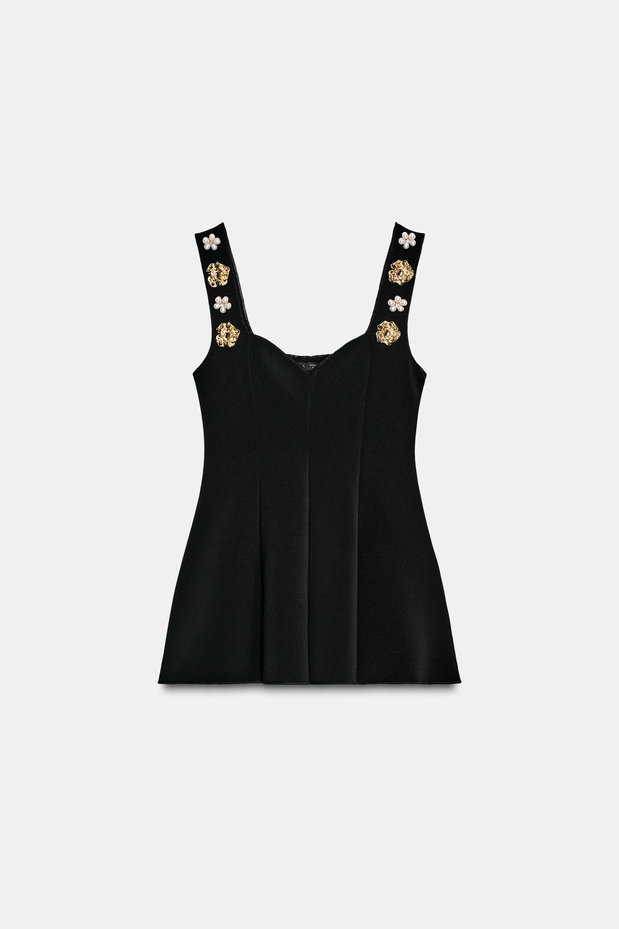 STRETCH PEPLUM TOP | Zara US