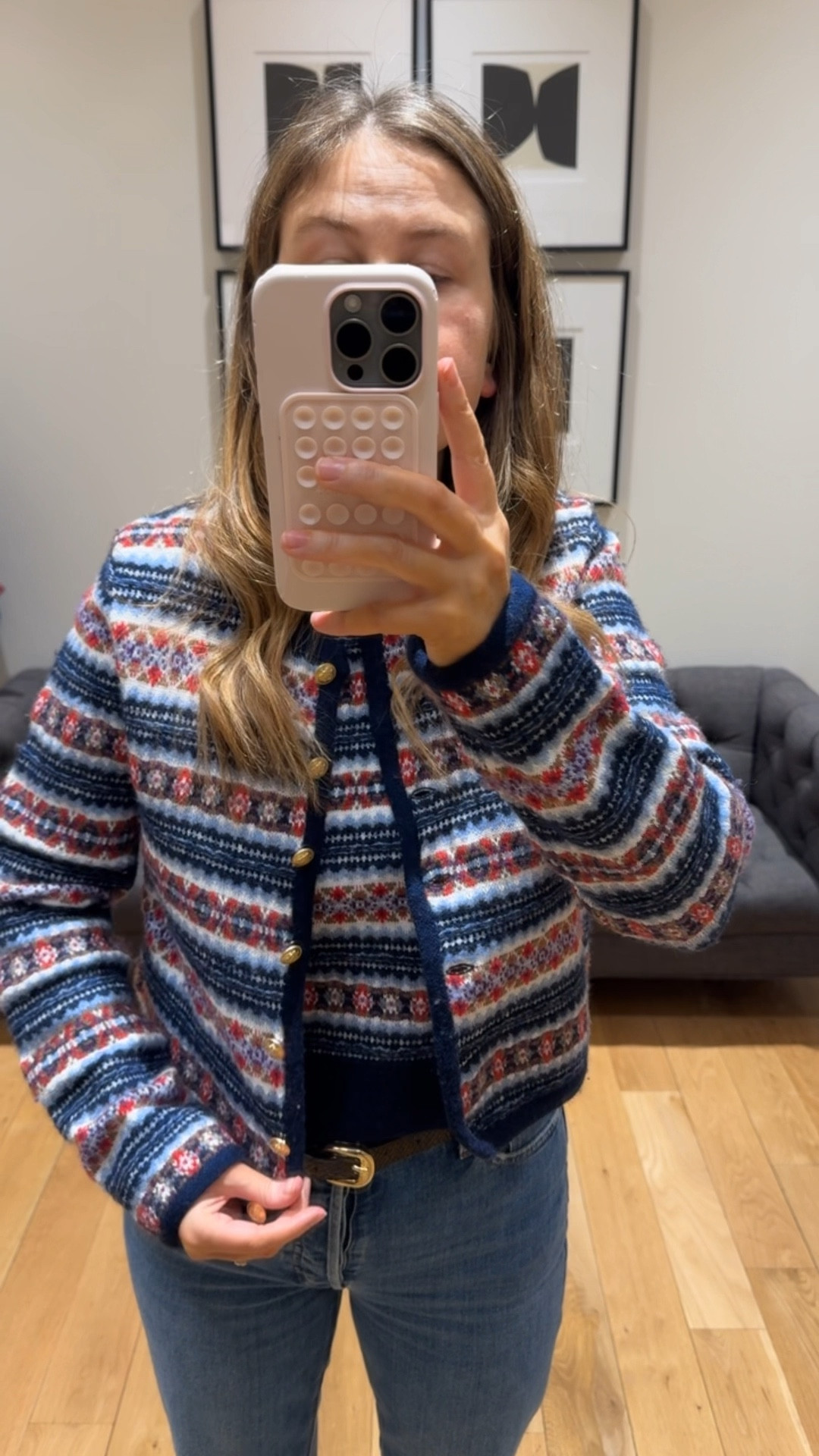 This is a really cute sweater vest and lady jacket option for the holidays and for work this winter. The jacket is really warm! Size up one size in the vest because it runs small. I’m wearing a medium vest and size small jacket. 

#LTKCyberWeek #LTKFindsUnder100 #LTKStyleTip