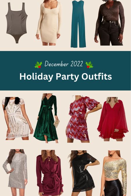 Top #holiday #outfits for this year! Most of these dresses are under $50 and affordable.

Hurry up and order - it’s already December 🥂🎁.

#winter #style #red #dress #gold #sequin #party #christmas #newyear #amazon #boohoo #abercrombie 

#LTKHoliday #LTKunder50 #LTKSeasonal