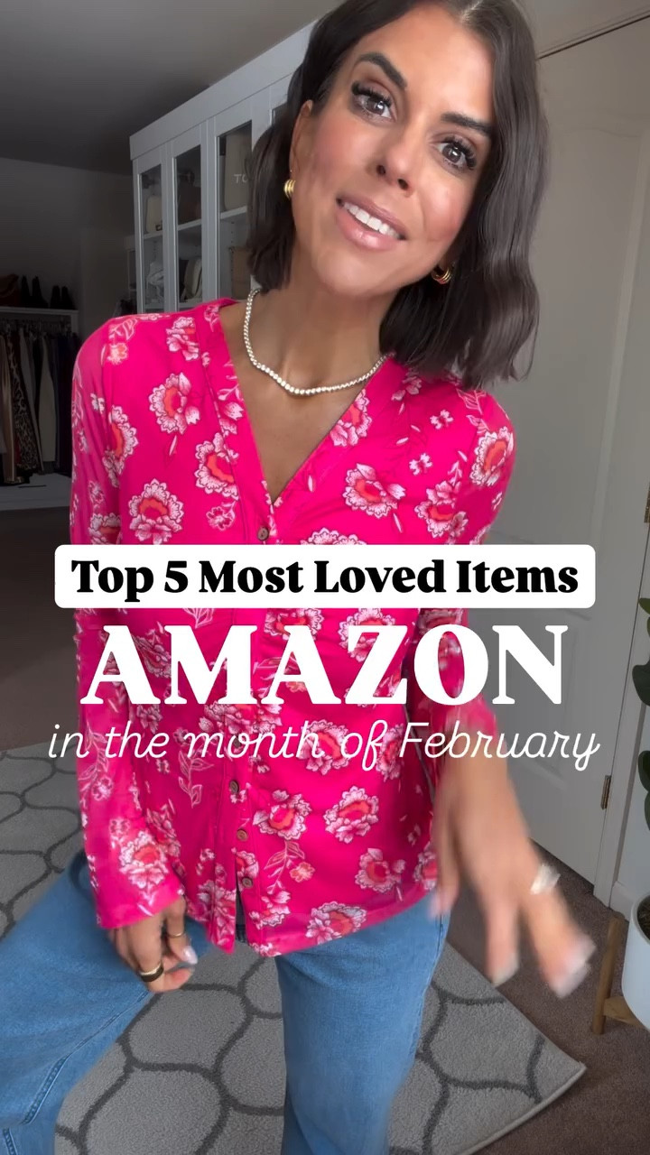 Top 5 most loved Amazon items last month! I’m 5’5 for reference and everything here fits true to size. Lip combo details- Liner is shade “line leader”, Balm is “made for peach”, Gloss is “nude illuminator.

#LTKSeasonal