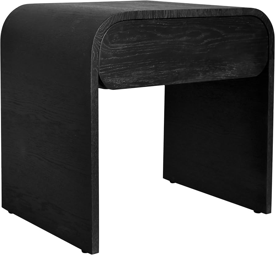 Meridian Furniture 861-NS Cresthill Collection Mid-Century Modern Nightstand, Black Oak, 24" W x ... | Amazon (US)