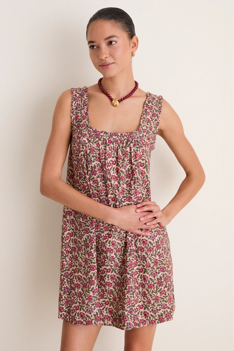 Framboise Floral Captiva Mini Dress | Tuckernuck (US)