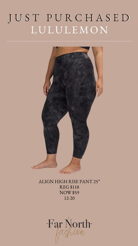Lululemon align leggings 25” on major sale. Limited sizes available  

#LTKstyletip #LTKmidsize #LTKsalealert