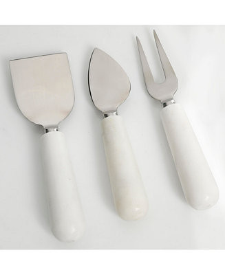 Gibson Laurie Gates Marble Cheese Knife Set & Reviews - Serveware - Dining - Macy's | Macys (US)