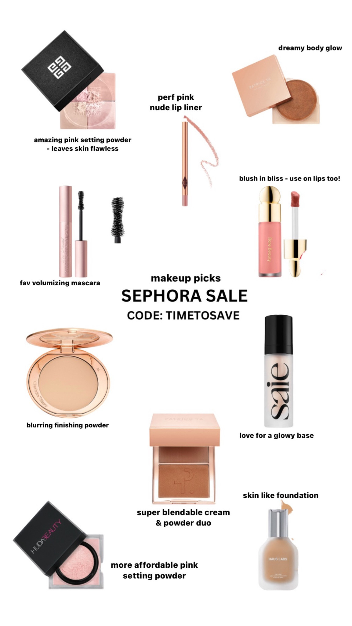 sephora sale makeup picks 🫶🏼

#LTKGiftGuide #LTKfindsunder50 #LTKHolidaySale