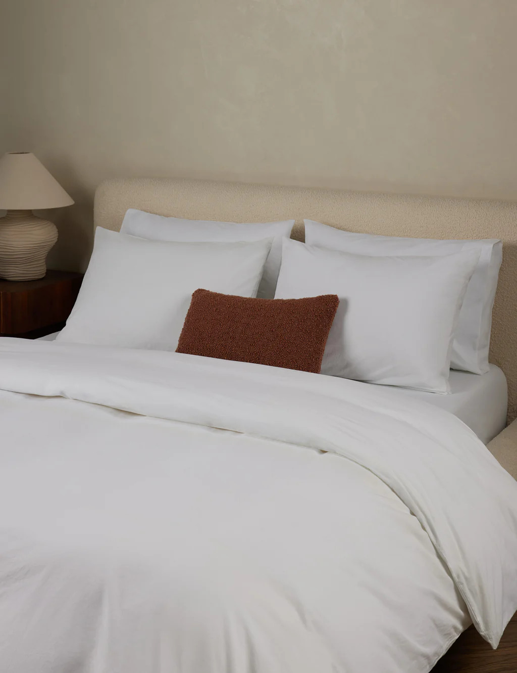 Juna Washed Percale Duvet Cover | Lulu and Georgia 