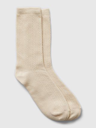 Gap × Doen Pointelle Crew Socks | Gap (US)