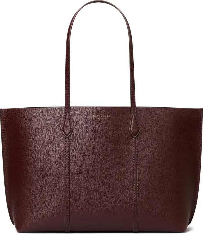 Perry Triple Compartment Leather Tote | Nordstrom