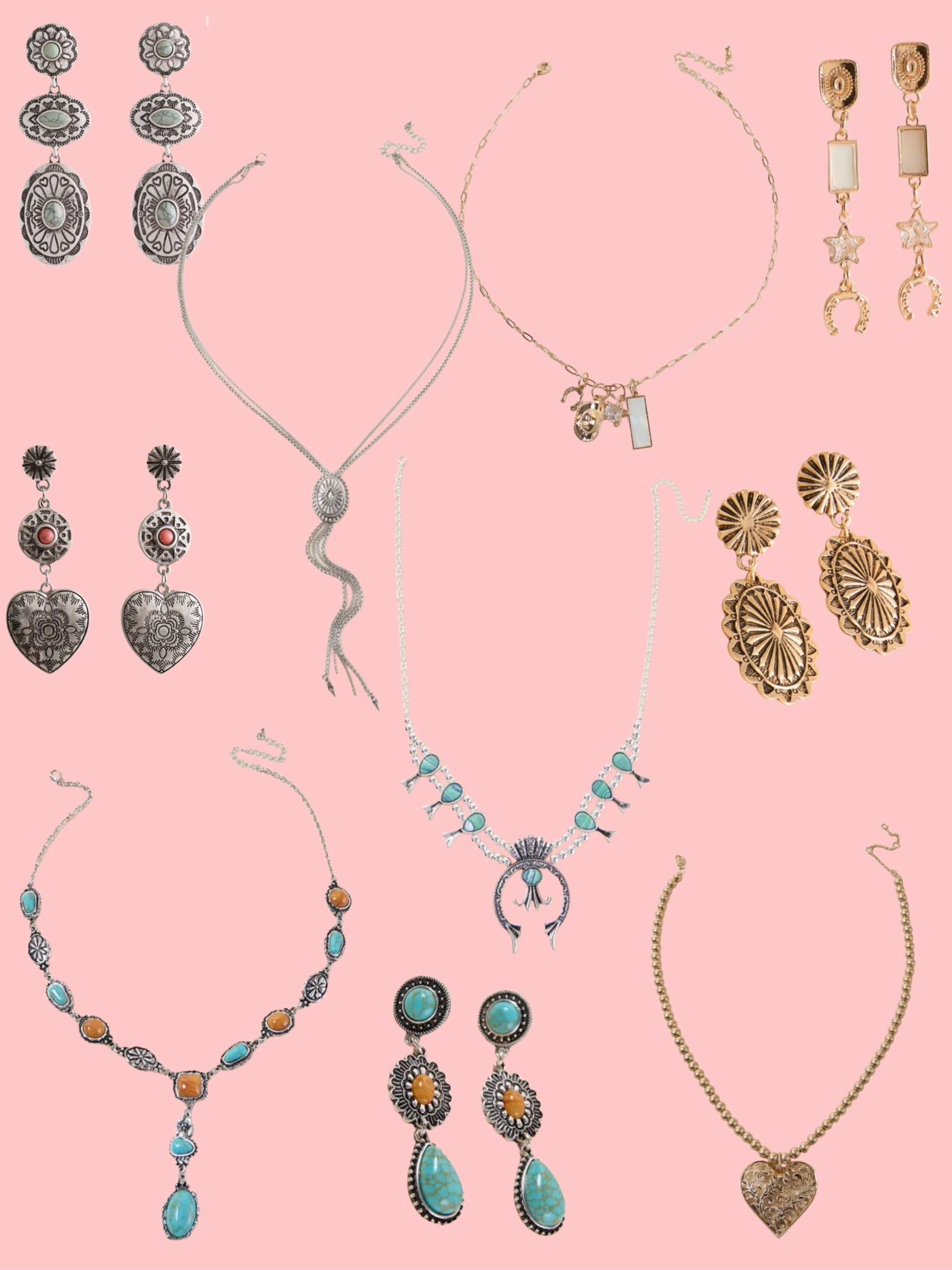 Western style jewelry! All affordable pieces 

#LTKootd #LTKFestival #LTKSeasonal