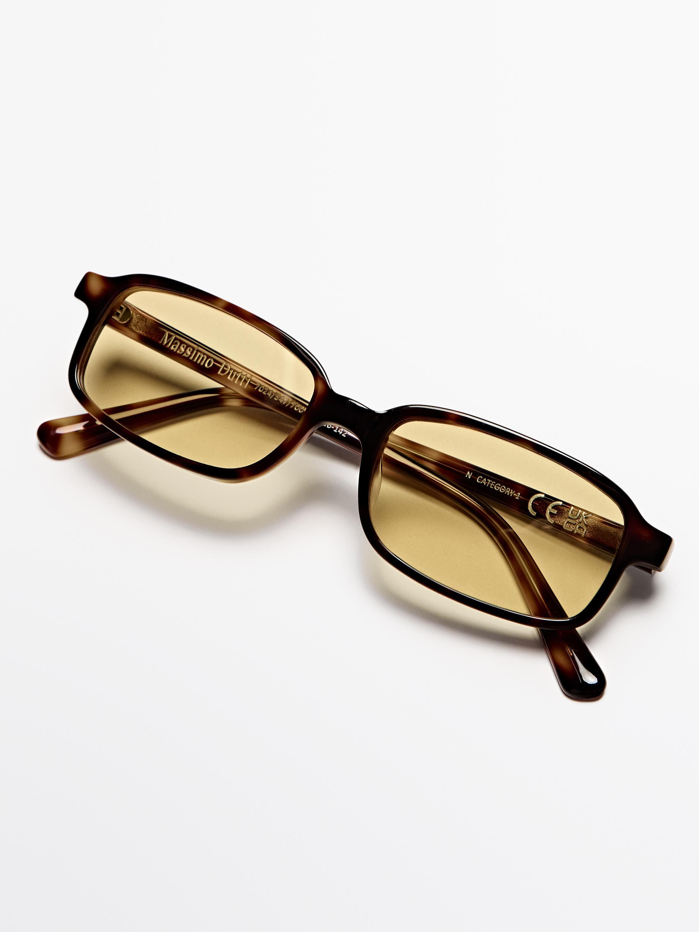 Small rectangular sunglasses | Massimo Dutti UK