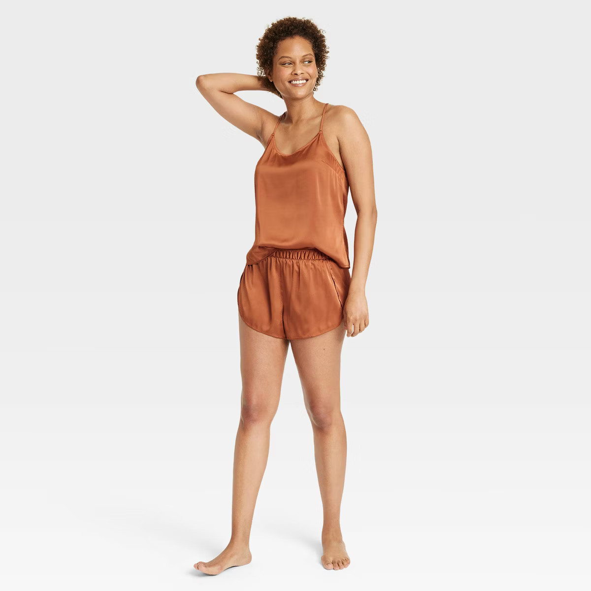 Women's Satin Cami & Shorts Pajama Set - Stars Above™ | Target