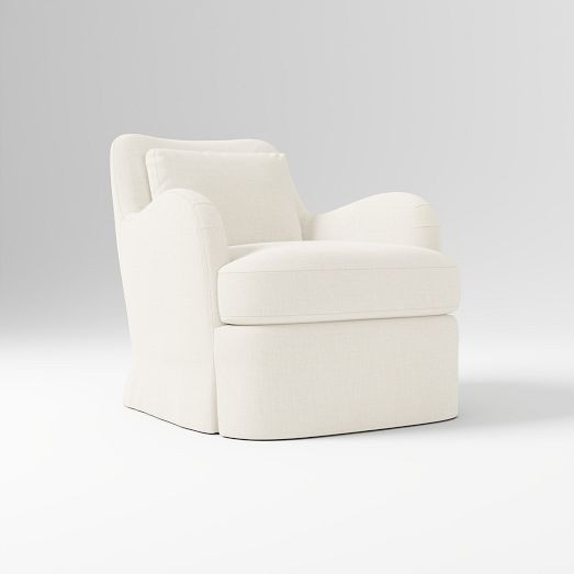 Sophie Skirted Slipcover Chair | West Elm (US)