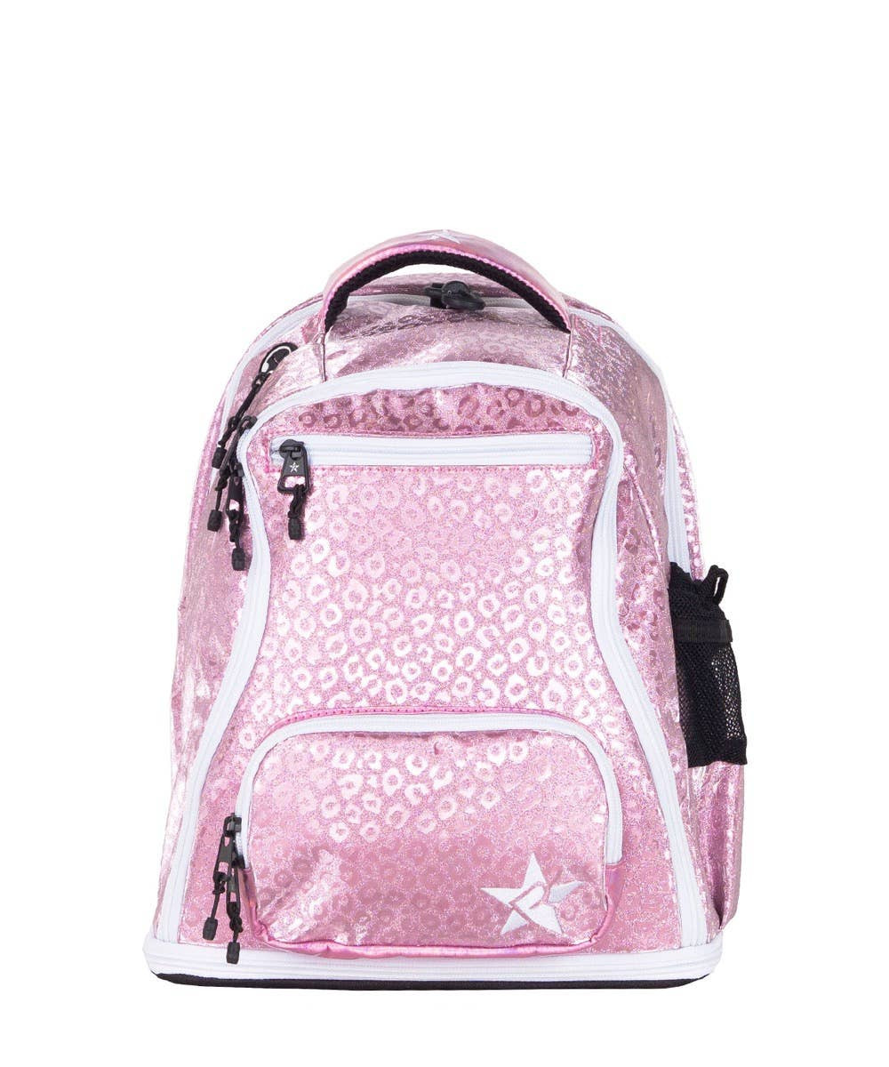 Pink Leopard Rebel Baby Dream Bag with White Zipper | Rebel Athletic