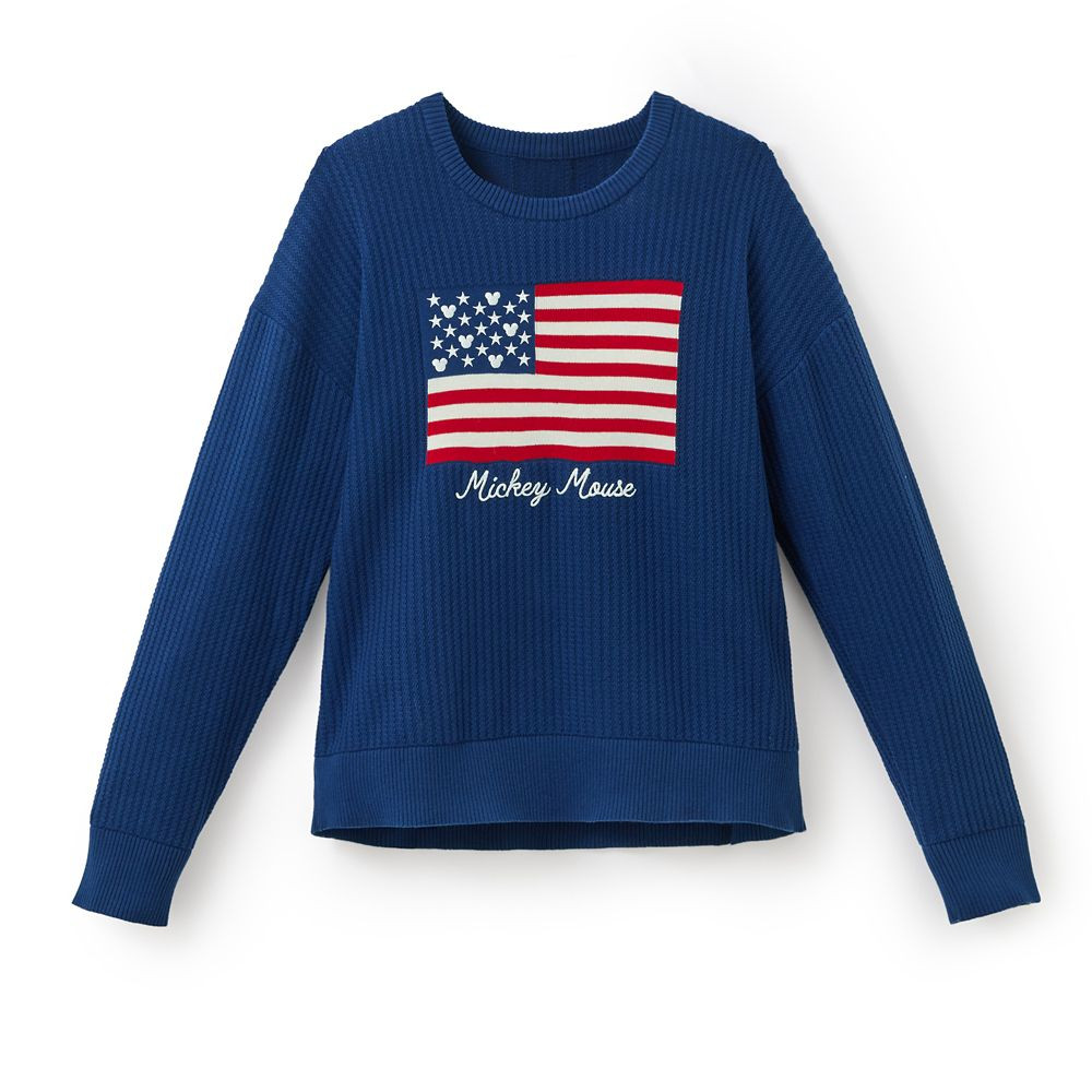 Mickey Mouse Americana Pullover Sweater for Women | Disney Store