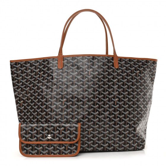 GOYARD Goyardine Saint Louis GM Black Gold | FASHIONPHILE | Fashionphile