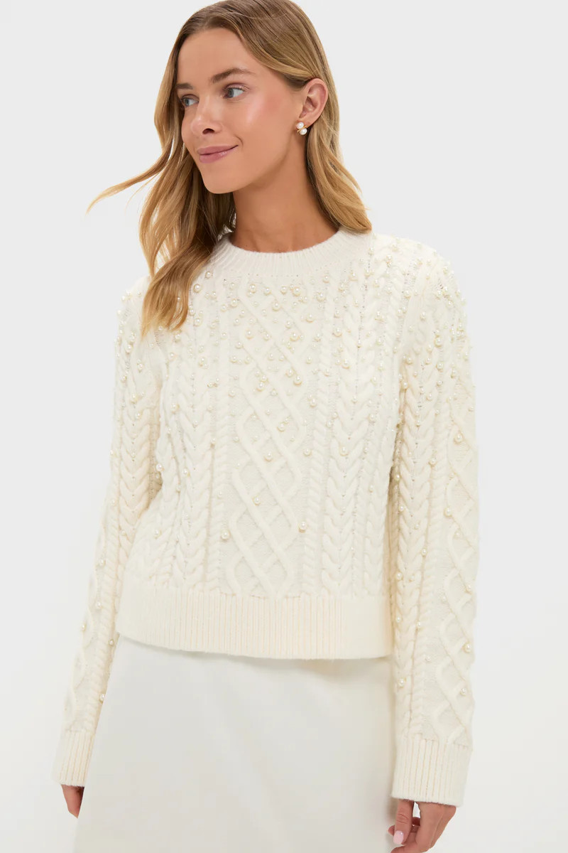 Pearl Embellished Ellis Sweater | Tuckernuck (US)
