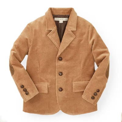 Hope & Henry Boys' Corduroy Blazer with Elbow Patches (Medium Brown, 5) | Target
