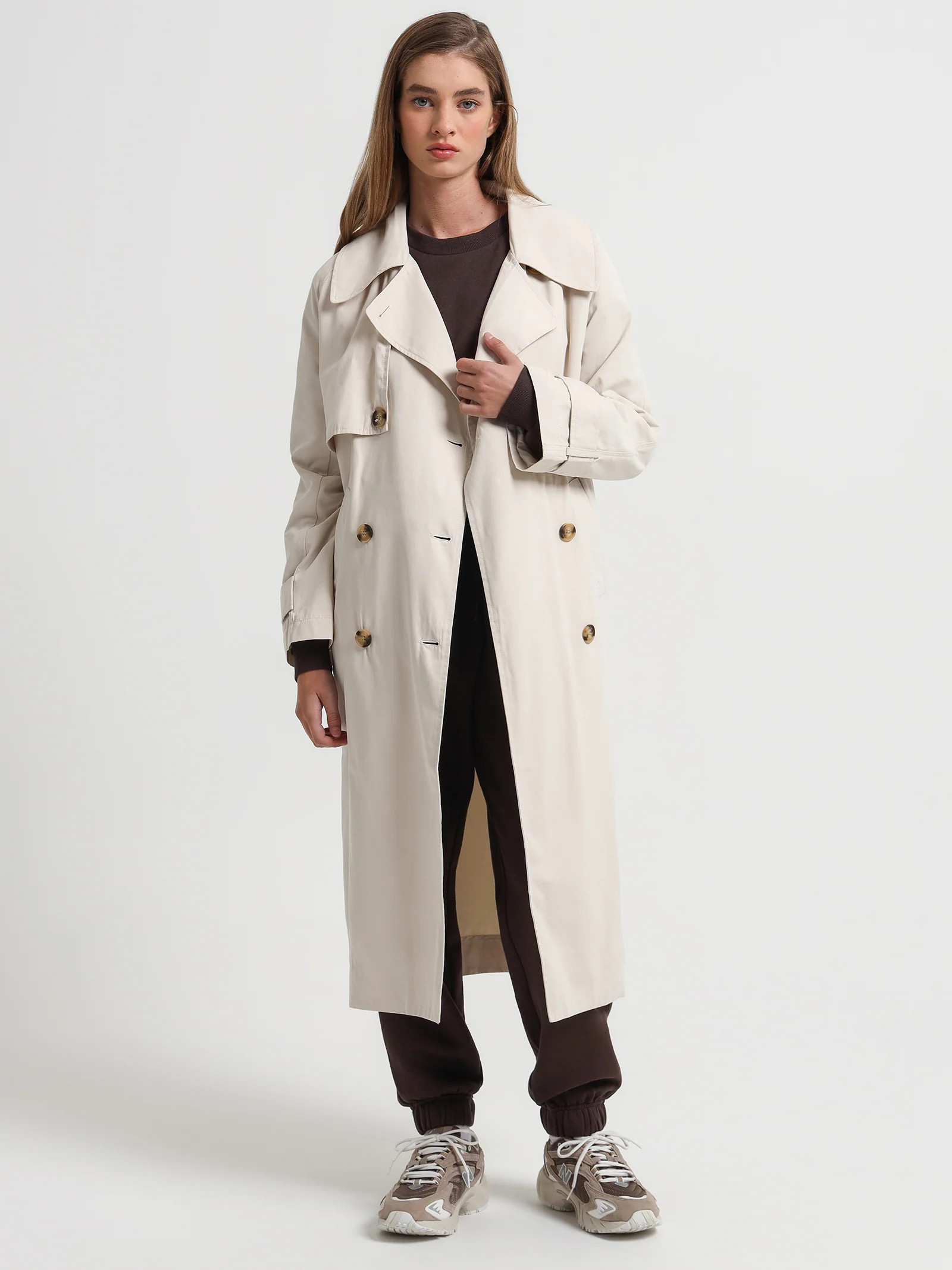 Nude Lucy - Odyssey Trench Coat in Cloud White | Glue Store (Australia & NZ)