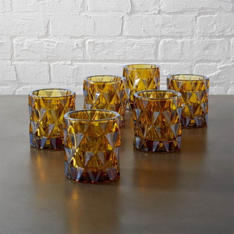 Set of 6 Betty Tea Light Candle Holders + Reviews | CB2 | CB2