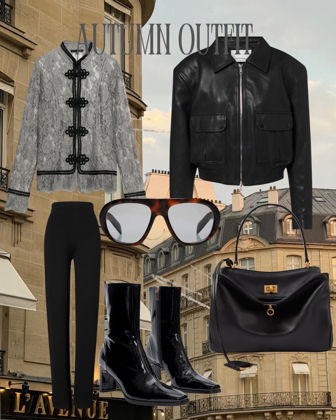 Place top, Zara top, balenciaga bag, prada sunglasses, patent boots, Tory Burch, leather jacket

#LTKautumn #LTKFashionMonth #LTKuk