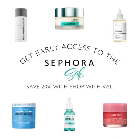 Shop my skincare routine. Enjoy 20% off your purchase. Not a rouge member? DM me to place your order!

#LTKsalealert #LTKbeauty #LTKxSephora