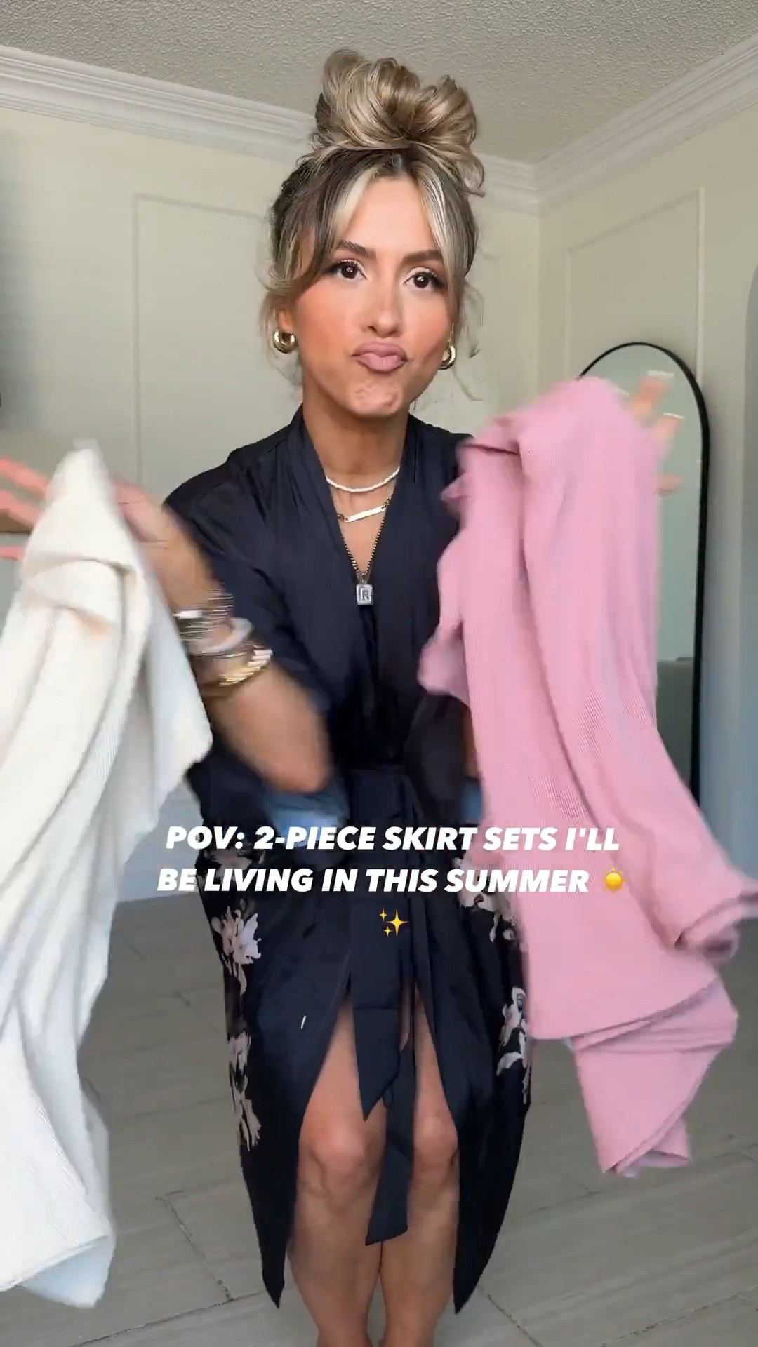 Omg these two-piece skirt sets are TOO CUTE ☀️🙌🏼

✔️ wearing small in both of them


#LTKootd #LTKgrwm #LTKPetite