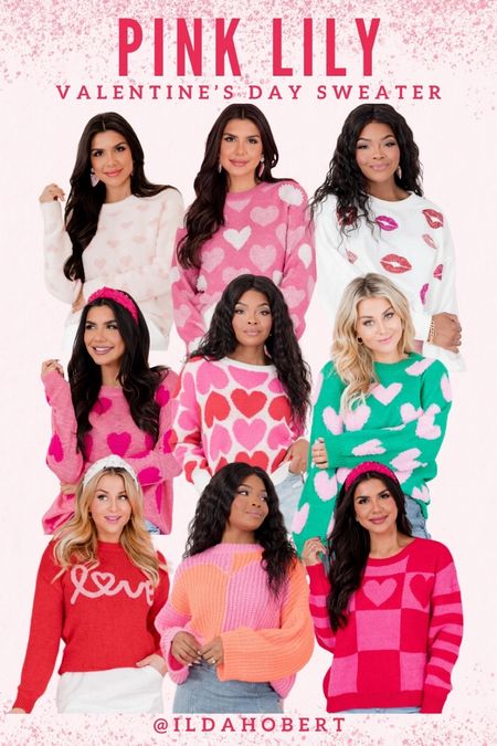 Pink Lily - Valentine’s Day sweaters! Use code ilda15 for 15% off!🩷💜🤍

Pink lily, fashion, Valentine’s Day, love, heart, affordable fashion, sweater

#LTKstyletip #LTKfindsunder50 #LTKSeasonal