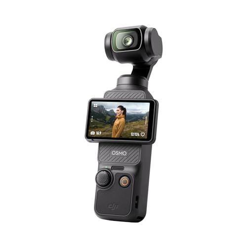 DJI Osmo Pocket 3, Vlogging Camera with 1'' CMOS & 4K/120fps Video, 3-Axis Stabilization, Fast Focusing, Face/Object Tracking, 2" Rotatable Touchscreen, Small Video Camera for Photography, YouTube | Amazon (US)