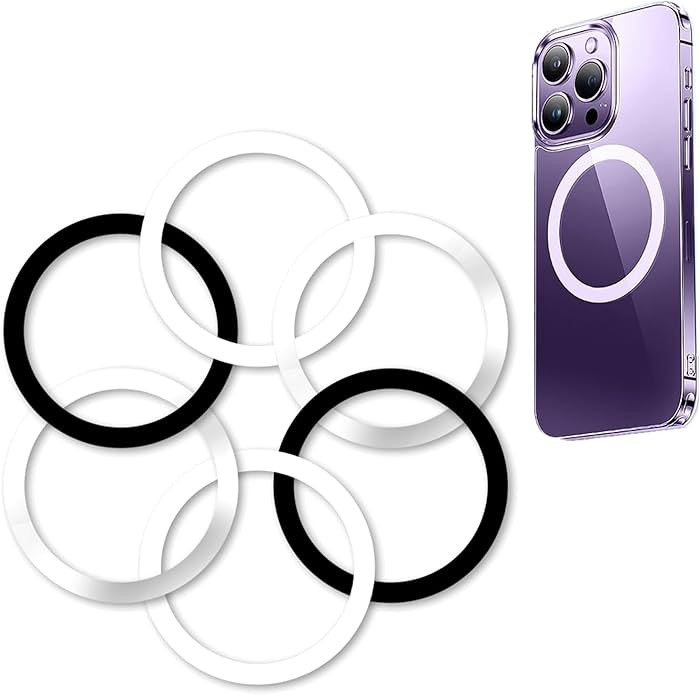 WYNK Universal Metal Rings Compatible for Apple Magsafe Charger/Wallet/Battery Pack, Compatible w... | Amazon (US)