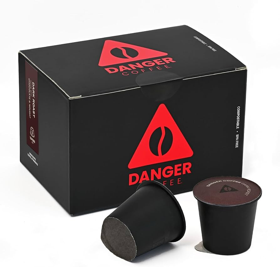 Danger Coffee by Dave Asprey, Remineralized, Mold Free & Lab Tested Compostable Pods | Dark Roast... | Amazon (US)
