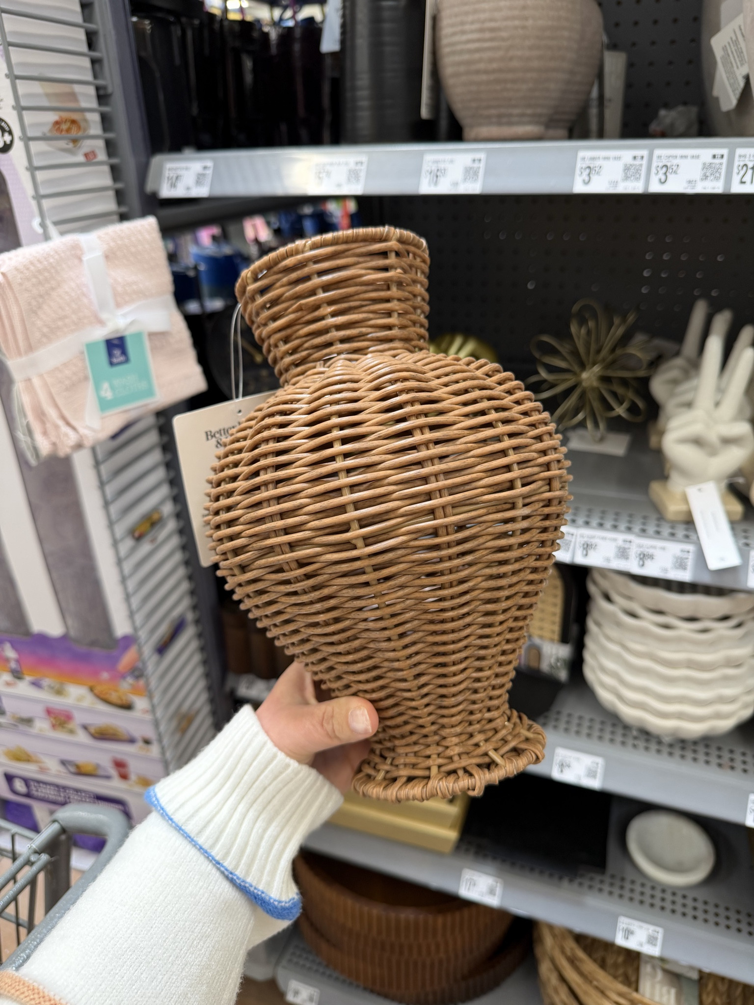 I have & love this cute rattan vase! Looks like Pottery Barn but is Walmart 🤯

#LTKHome