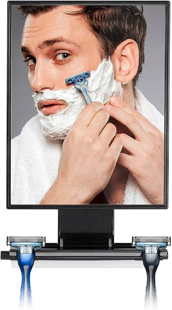 ToiletTree Products Fogless Shower Mirror - Anti-Fog Mirror - Adjustable Shaving Mirror with a Sq... | Amazon (US)