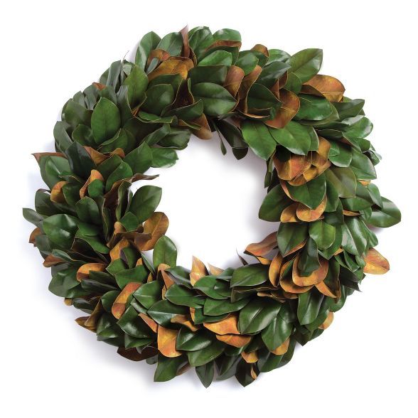 Plum & Post Grand Magnolia Leaf Wreath 24" | Target