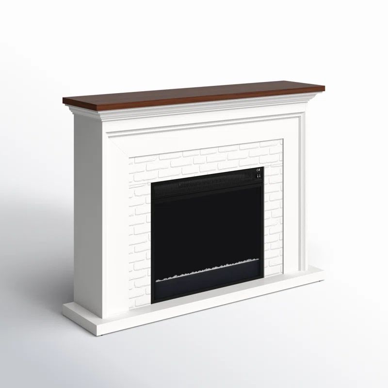 Ellington Circle 47.38'' W Electric Fireplace | Wayfair North America