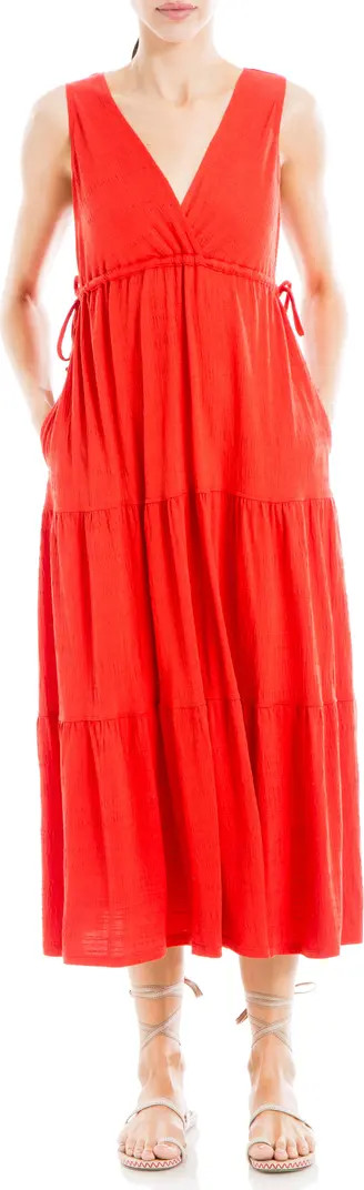 V-Neck Sleeveless Tiered Maxi Dress | Nordstrom Rack