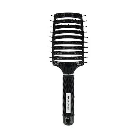 Keratin Complex Curved Vent Brush - Black - SR5203 - Pack of 3 with Sleek Comb | Walmart (US)