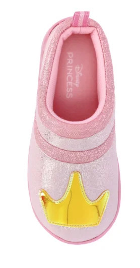 Disney Princess Toddler Girls' Shimmering Crown Slippers | Walmart (US)
