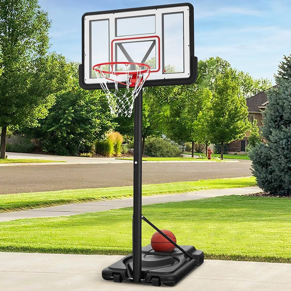 Amazon.com : Best Choice Products 10ft Regulation-Size Basketball Hoop, 7.5-10ft Height Adjustabl... | Amazon (US)