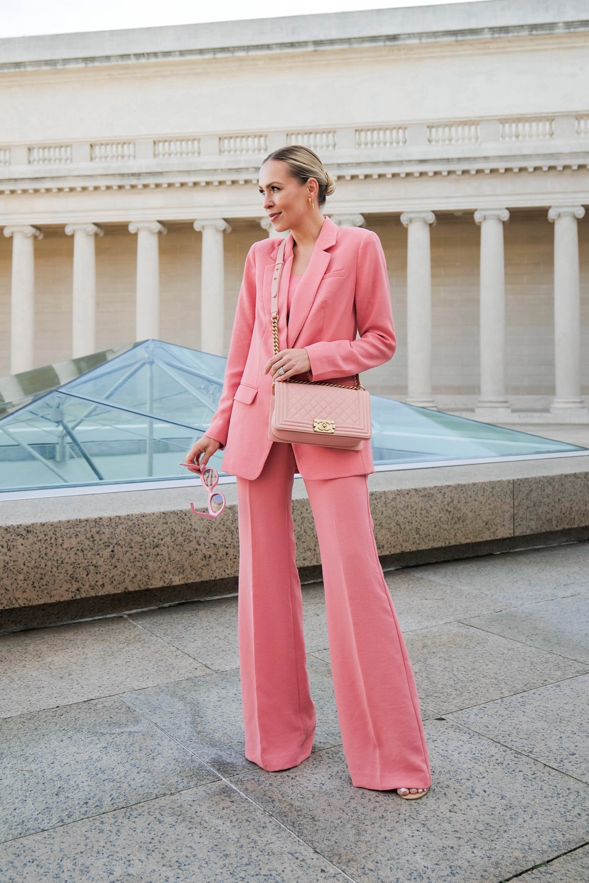 Express new arrivals. Blush suit. Oversized blazer. Trousers. Workwear. Pink  

#LTKstyletip #LTKunder100 #LTKsalealert