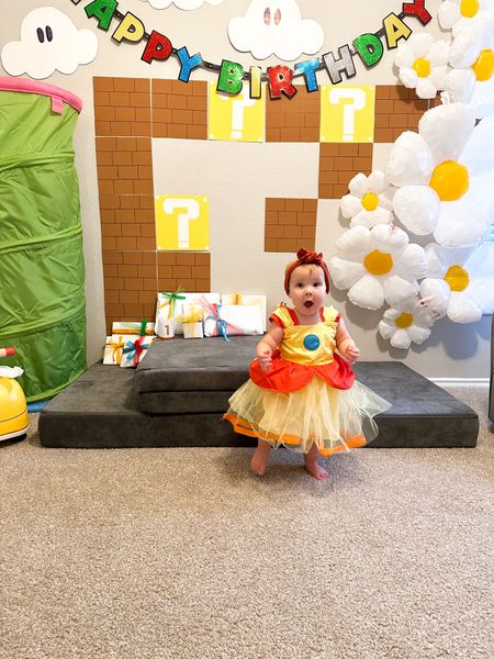 Mario themed birthday for baby girl princess daisy 

#LTKhome #LTKunder50 #LTKbaby