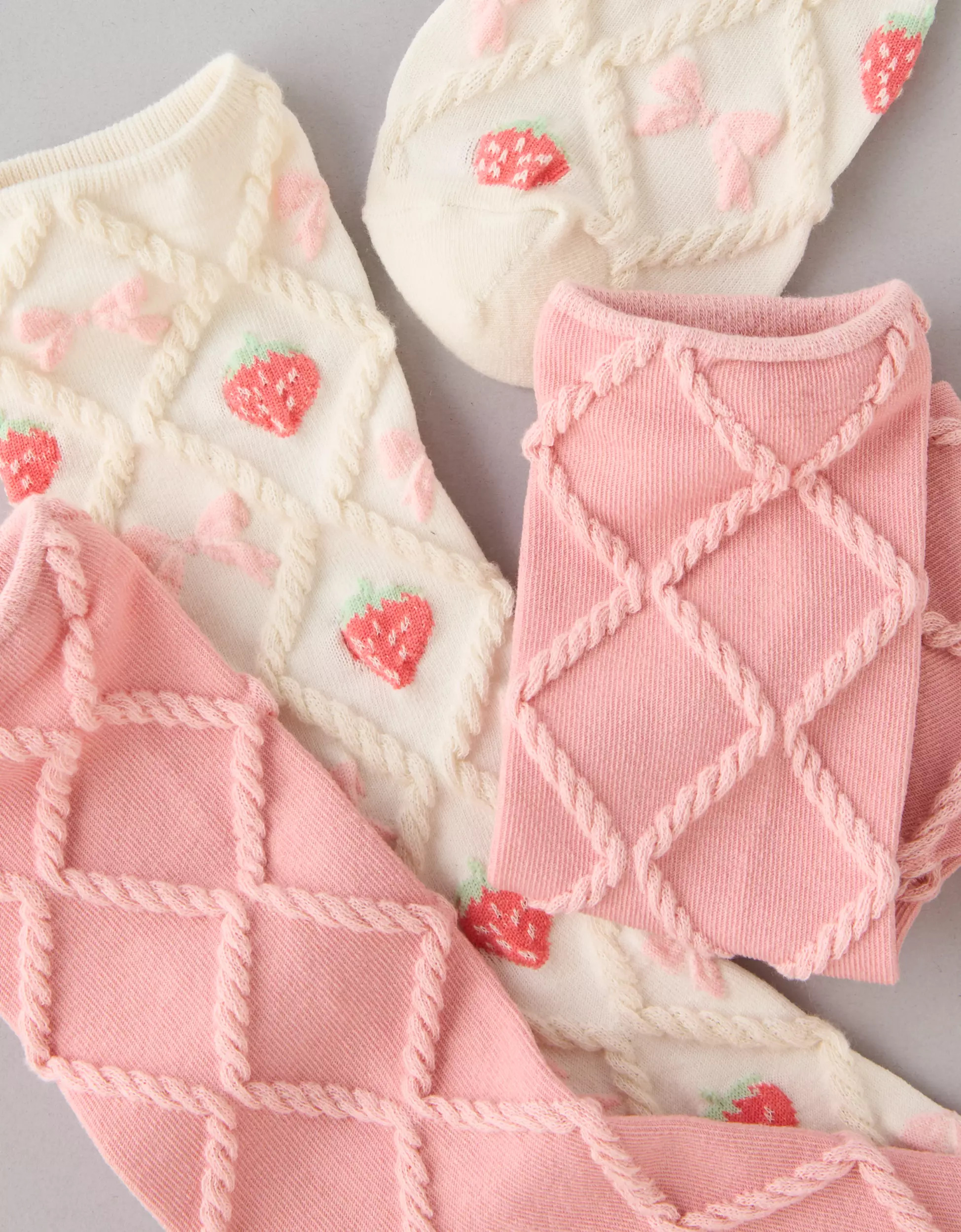 AE Textured Lattice Crew Socks 2-Pack | American Eagle Outfitters (US & CA)