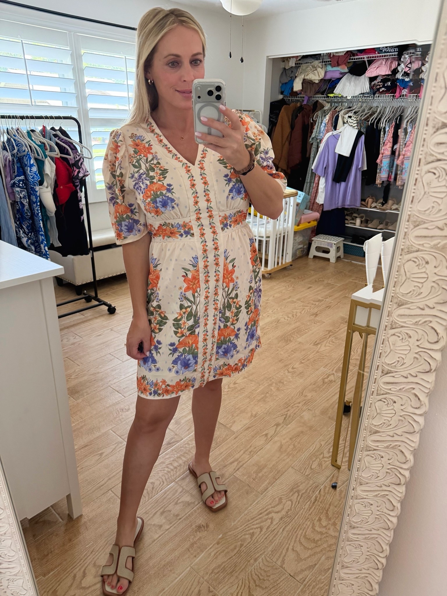 SHEIN summer dress, wearing xl. 24 weeks pregnant

#LTKootd #LTKBump #LTKSeasonal