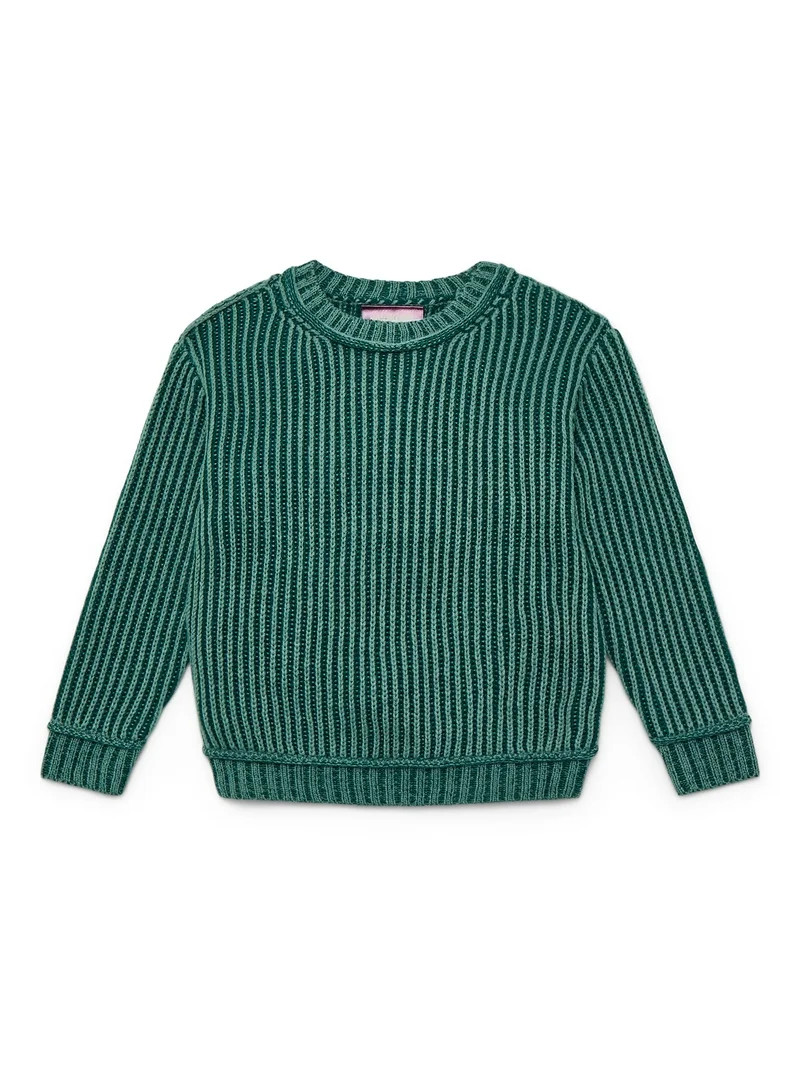 Weekend Academy Boys Crewneck Knit Sweater, Sizes 4-18 | Walmart (US)