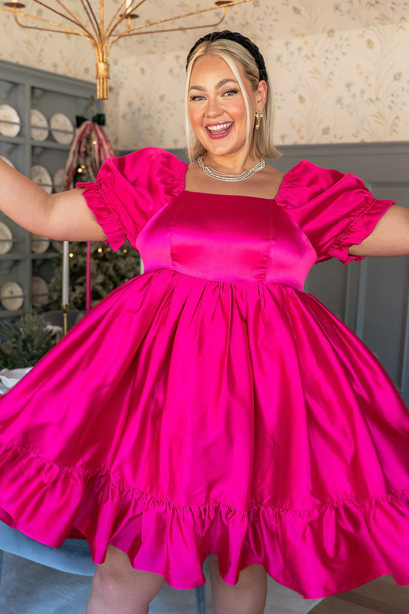 Coco Dress in Hot Pink | Ivy City Co