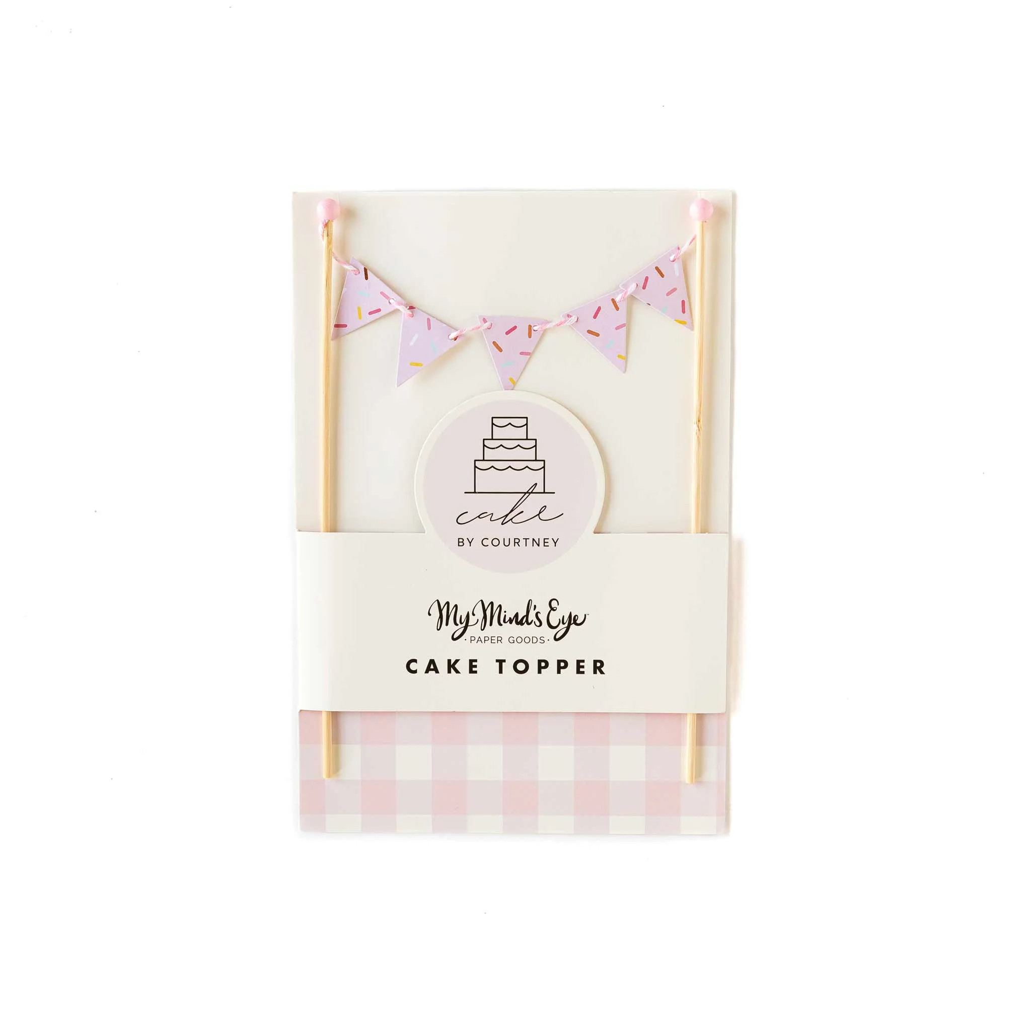 Cake By Courtney Bunting Cake Topper | My Mind's Eye