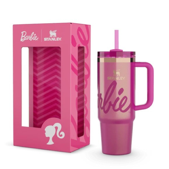 Limited Edition Stanley x Barbie Pink Tumbler with Straw | Poshmark
