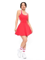 Sporty Story Dress - Salsa Red | Buffbunny